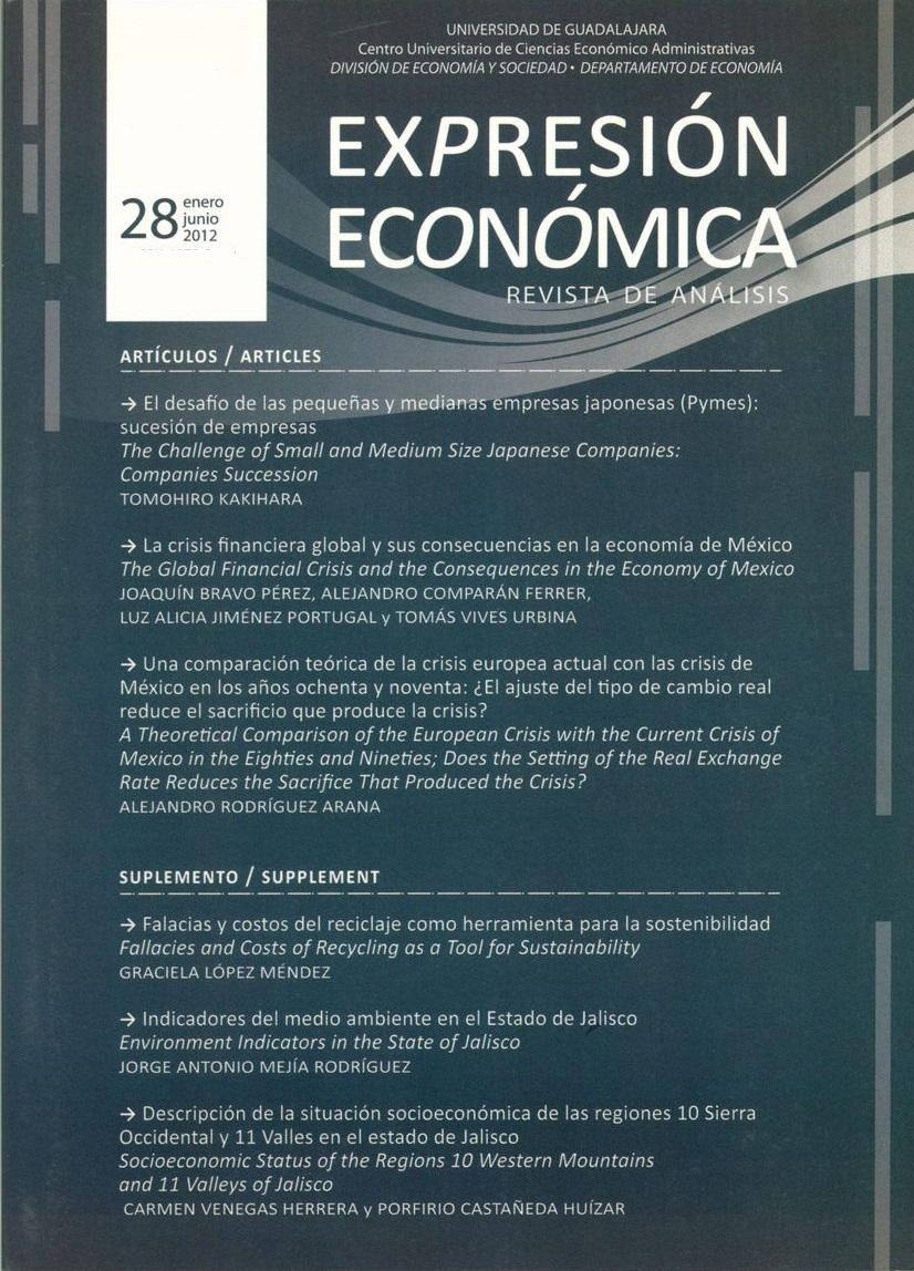 					Ver Núm. 28 (2012): Expresión Económica Enero - Junio 2012
				