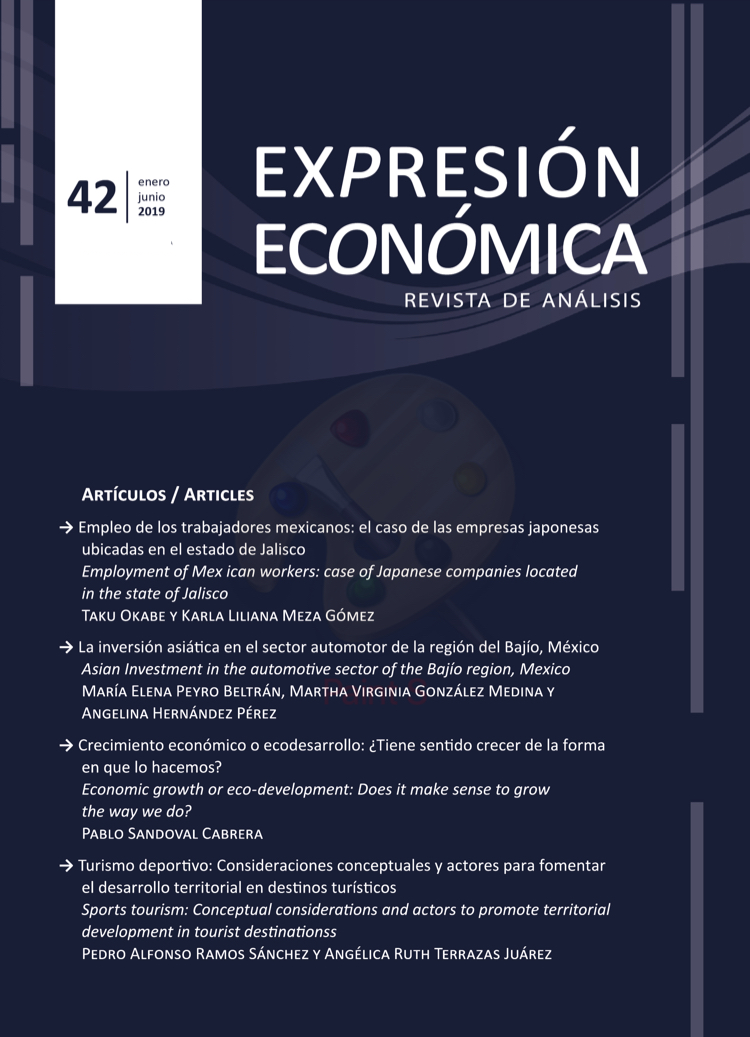 					Ver Núm. 42 (2019): Expresión Económica 42 Enero - Junio 2019
				