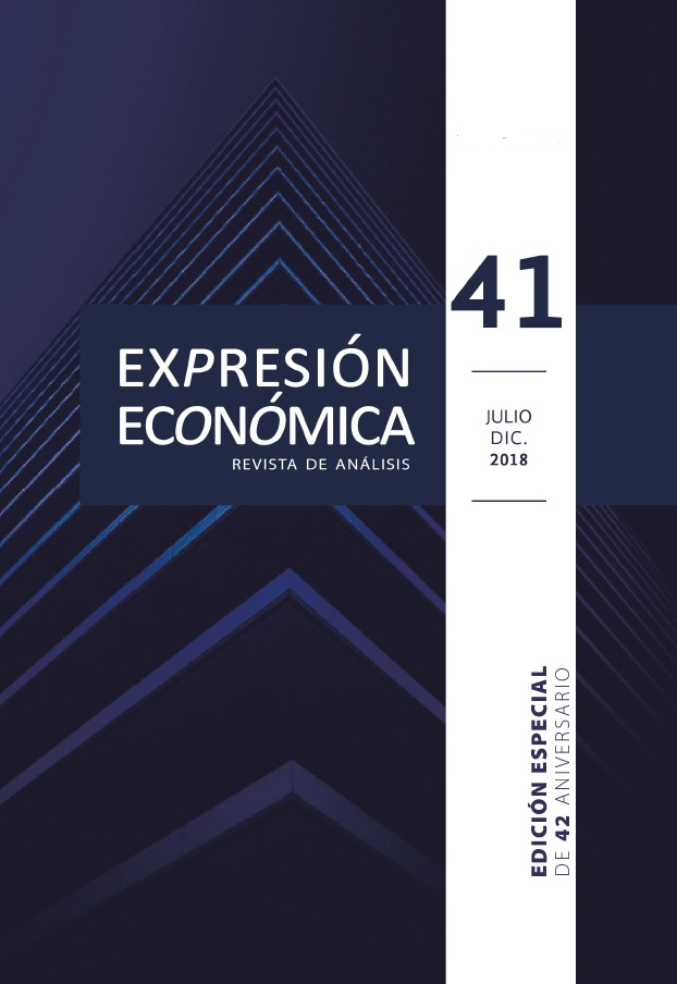 					Ver Núm. 41 (2018): Expresión Económica 41 Julio - Diciembre 2018
				
