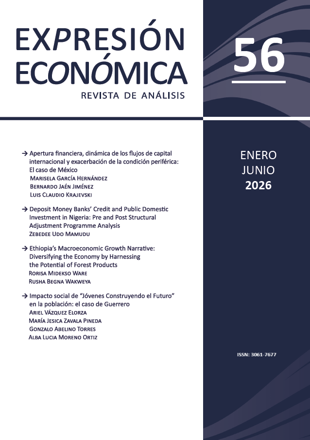 					Ver Núm. 56 (2026): EXPRESIÓN ECONÓMICA. REVISTA DE ANÁLISIS 56 ENERO-JUNIO 2026
				